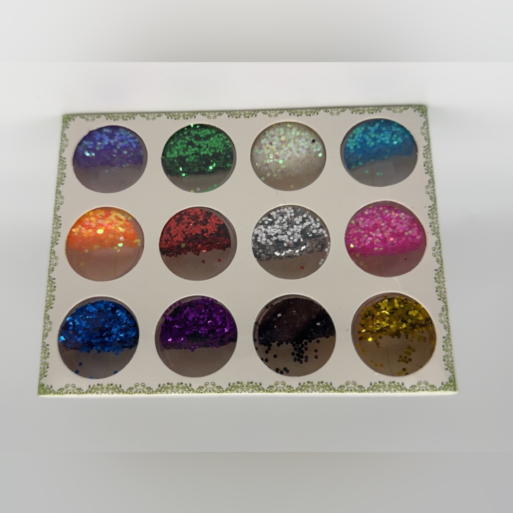 Multicolor Glitter 12 Piece Set Nail Art